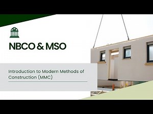 Introduction to Modern Methods of Construction (MMC)