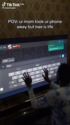 Engaging with Your Bae on a Touchscreen Display