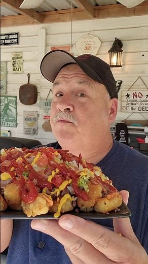 Bacon Cheeseburger Totchos on the Blackstone Griddle