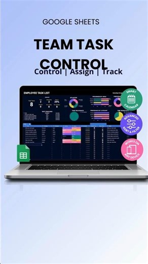Team Task Control Google Sheet | Assign & Manage Team Tasks Easily #google
