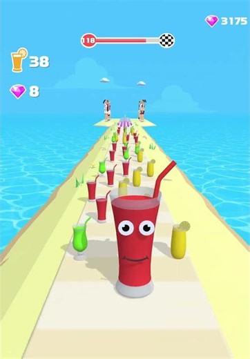 Juice Run 🌈❤️🧃All Levels Gameplay Walkthrough Android, iOS