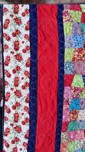 "Mama's Quilt of Many Colors" Twin Quilt