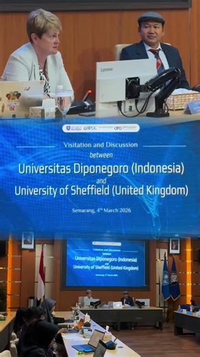 Kerja Sama Strategis antara UNDIP dan University of Sheffield