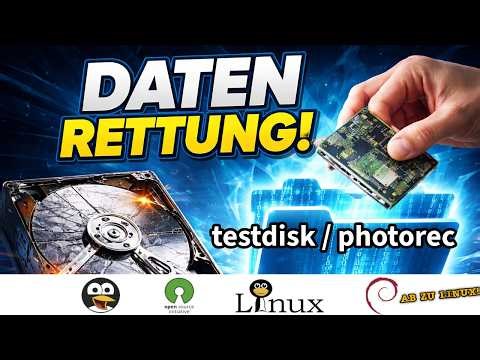 Datenrettung unter Linux - photorec und testdisk - die letzte Hoffnung für verlorene Daten