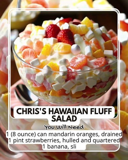 chris's hawaiian fluff salad #recipes