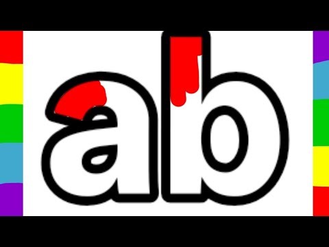 abcd tracing for kids and toddlers| small letter tracing with colour| abc song