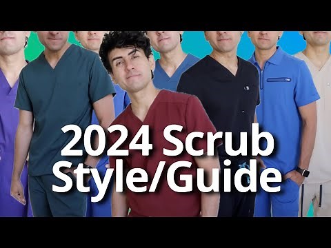 Mens Nursing Scrubs and Sizing Guide 2024 - My Collection!