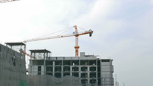 Download Crane building under construction for free