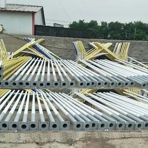 [Hot Item] Customized 4m - 12m Galvanized Steel Solar Street Light Pole Lamp Pole