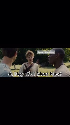 #pov : Y/N meets Newt 😼 🤍🖤 #themazerunner #mazerunner #thomasbrodiesangster #edit #y/n #foryou #fürdich #pourtoi #makethisvideogoviral #fyp