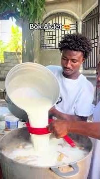 Authentic Haitian Bòy Ak Lèt Recipe: Dive into History 🌟 #HaitianCuisine #Traditional料理