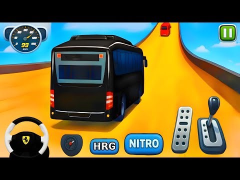 Crazy Bus Mega Ramp Impossible Racing - Bus Stunts Ultimate Tracks - Android Gameplay #53