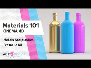 C4D Materials 101 - Metals and Plastics