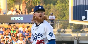 May acaricia el juego perfecto y Dodgers barren a Medias Blancas