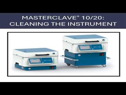 MASTERCLAVE 10/20 CLEANING THE INSTRUMENT