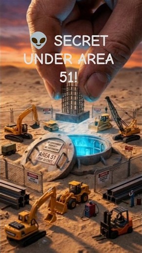 We Found a Secret Alien Base Under Area 51! 👽 #short