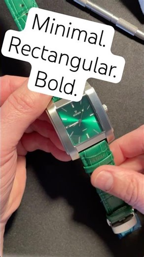 Minimal. Rectangular. Bold. #sonerwatches #watches