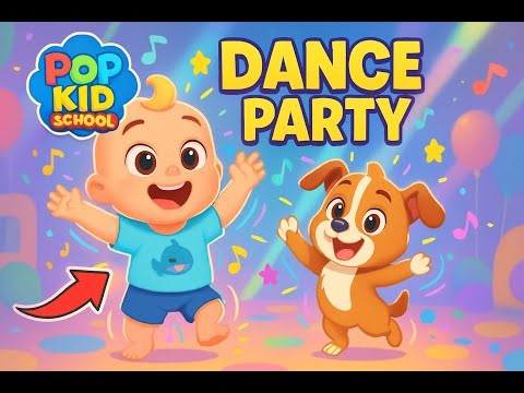 Baby & Poppy dance party Song – Fun Nature Play for Kids | POP KIDS SCHOOL