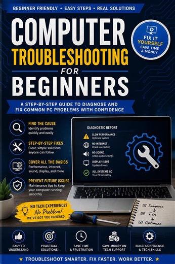 Beginner PC Troubleshooting Guide | Fix Common Computer Problems (digital Download PDF) - Etsy