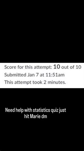 Statistics Soultion With Marie on Instagram: "Struggling with statistics? Get professional guidance and achieve top grades with ease! I offer comprehensive support for: ✅ Homework & Assignments ✅ Quizzes & Exams ✅ Statistical Projects & Data Analysis ✅ Online Courses (Pearson, WebAssign, Hawk Learning, and more) I'm specialize in industry-leading statistical software, including SPSS, JASP, JMP, Jamovi, Minitab, and MegaStat, ensuring accurate solutions with clear explanations. 💰 Affordable Pric