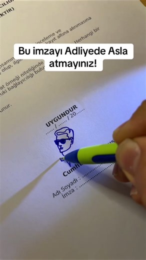 Çünkü imza atma süreniz uzayabilir.#imza #imzafikirleri #imzatasarımı