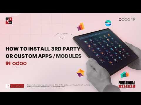 How to Install 3rd Party or Custom Apps / Modules in Odoo | Odoo Tips | Odoo Functional Tutorials