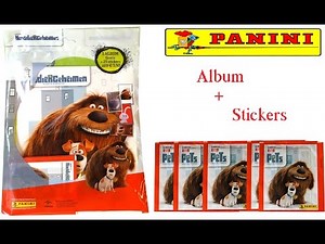 Álbum y stickers de Panini de la Vida Secreta de tus Mascotas #1