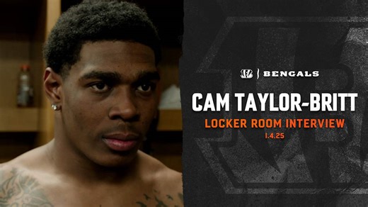 Cam Taylor-Britt: "Everybody In This Locker Room Was Ready To Play" | LOCKER ROOM INTERVIEW