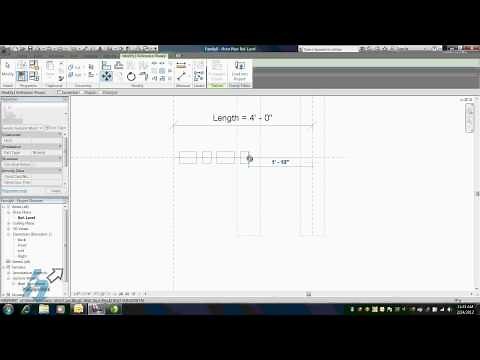 Line Based Families in Revit Architecture