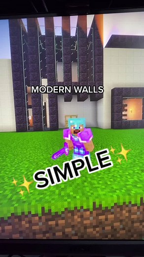 Modern Wall Designs on Minecraft: Easy Build Ideas