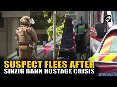 Hostages freed in Sinzig bank incident as Police say suspect at large after he fled German bank