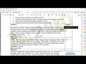 Web Technology and Its Application | 18CS63 Syllabus Introduction | CSE | IT | VTU