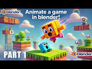 Blender Animation Made Easy! Build & Animate a Platformer Game (Part 1)