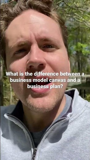 What is the difference between a business model canvas and a business plan? #entrepreneurshipcourse