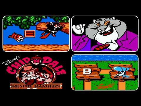 Chip'n Dale: Rescue Rangers (NES 1990) | Dale | Full Game | No Commentary