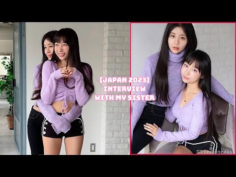My sister's first official media debut? 2023's last Japan tour Vlog