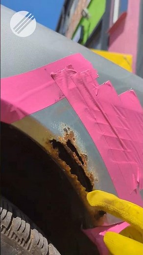 Repair Rusty Fender |rust restoration| #automobile #carrestorationproject #restoration #rust