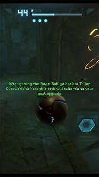 Where to go after getting the Boost Ball - Metroid Prime
