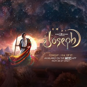 After the craziness of the holiday, a movie night at home may be the perfect little getaway. Tonight at 8 & 10 pm ET our friends at TBN will broadcast JOSEPH for FREE! Watch live or stream the story all weekend long through the TBN app and website! | Sight & Sound Theatres