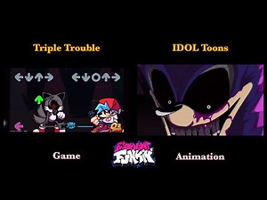TRIPLE TROUBLE Sonic.exe | GAME x FNF Animation