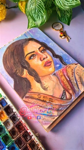 Realistic Indian Girl Portrait Drawing 🎨 | Expressive Eyes & Skin Shading | Step by Step Art