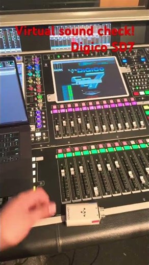 Virtual sound check Digico SD7