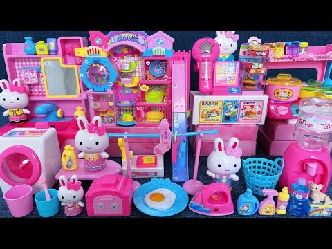 10 Minutes Satisfying with Unboxing Hello Kitty House and Kitchen Set Toys ASMR | Review Toys