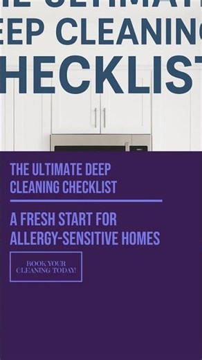 THE ULTIMATE DEEP CLEANING CHECKLIST