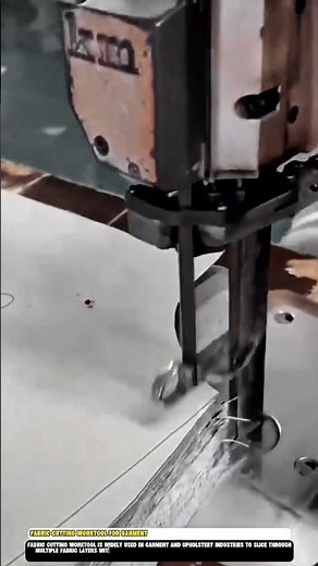 Fabric Cutting Worktool for Garment and Upholstery Using Vertical Blade Machine