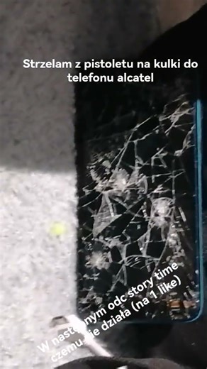 strzelanie z kulek do telefonu firmy alcatel