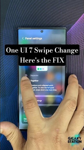 Fix Samsung’s New Swipe Down Behaviour in Seconds!
