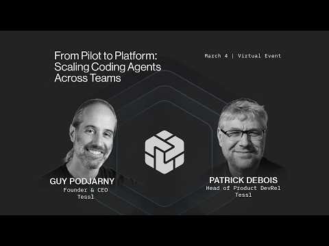 From Pilot to Platform: Scaling Coding Agents Across Teams - free webinar
