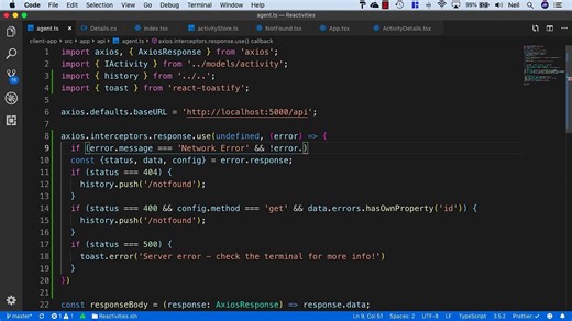 Error handling and validation (Legacy) - Handling network errors in Axios