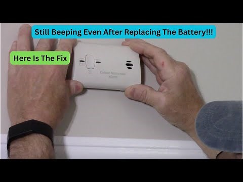 How To Fix A Carbon Monoxide Detector That Is Beeping Even After A New Battery